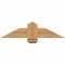Ekena Millwork Eugene Smooth Timber Gable Bracket, Western Red Cedar, 36"W x 9"H x 3 1/2"D x 5 1/2"F, 6/12 Pitch GBW036X09X0406EUG00SWR - alternate 1